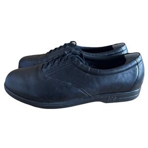 SAS Whisper Lace Ups Womens Size 11 N Black Leather Tripad Comfort Walking Shoes